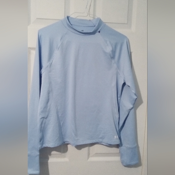 Under Armour Light Blue Long Sleeve Top - Picture 1 of 4